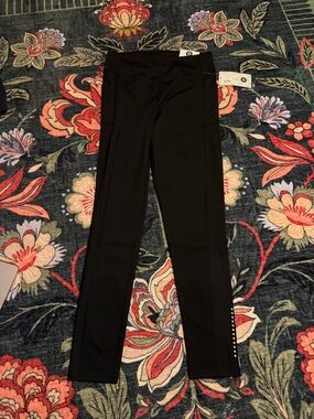 3/$25 🖤 OTOS Activewear Girls Leggings XL 14/16 Black NWT Pocket